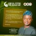 EID AL-FITR: ONA ARA LG CHAIRMAN, DR. TEMITOPE KOLAPO GLORIOUS, FELICITATES MUSLIMS