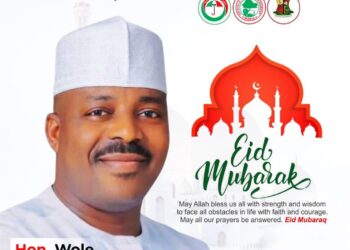 EID AL-FITR: ONA ARA LG CHAIRMAN, DR. TEMITOPE KOLAPO GLORIOUS, FELICITATES MUSLIMS