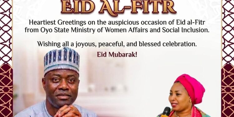 Eid Mubarak: Makinde’s Commissioner Hon Toyin Balogun Advocates Love, Charity, and Social Harmony