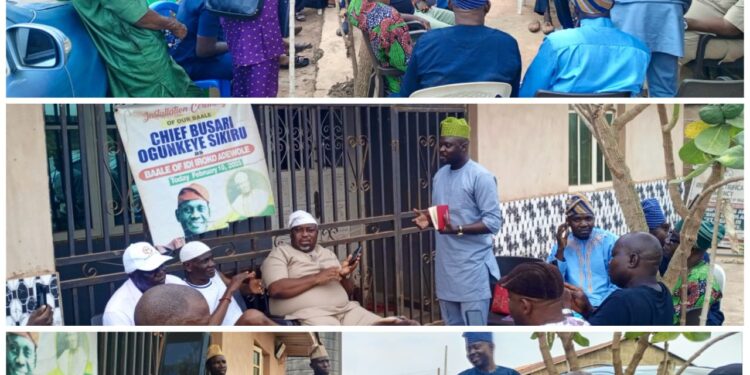*Hon Waheed Akintayo Engages Constituents Over Taska, Liberty Academy, IDI Iroko Adewole road • Donates N1m For Palliative Measures*