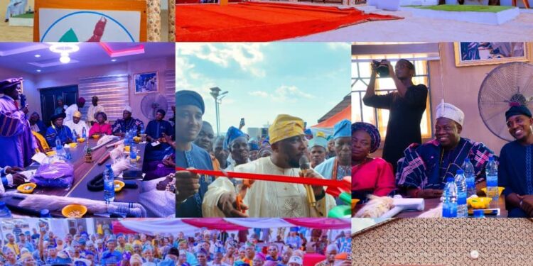 *Adeleke Delivers Ultra-Modern Palace, Congratulates Olu on International Honour.*