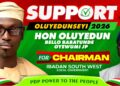 Oluyedun Bello Throws Hat into Ring for Ibadan South West LG Chairmanship