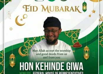EID AL-FITR: ONA ARA LG CHAIRMAN, DR. TEMITOPE KOLAPO GLORIOUS, FELICITATES MUSLIMS