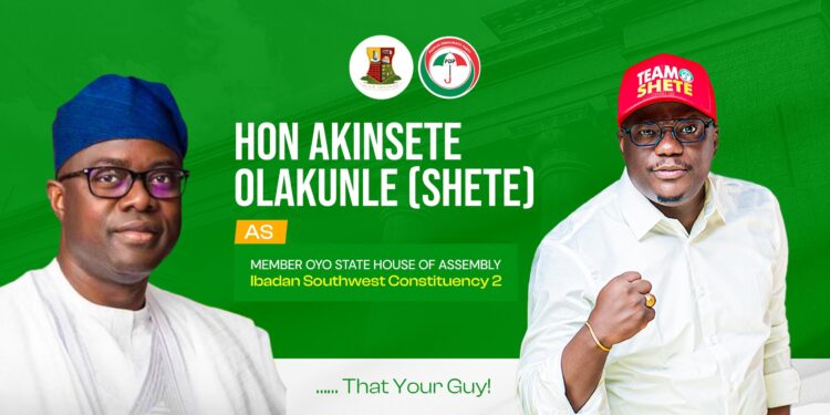 Ibadan South-West State Constituency II Deserves Quality Representation — “That Your Guy” – Shete
