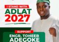 Just In: Engr. Adegoke Toheeb Emerges PDP Candidate for Akinyele/Lagelu Federal Constituency