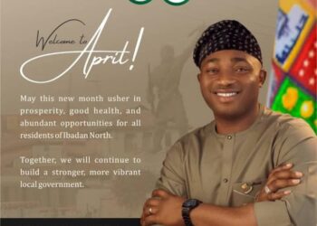 Ibadan North Council Chairman, Olufade Urges Optimism As He Welcomes Residents To April