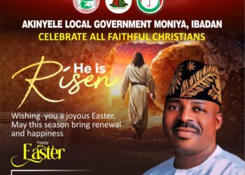 *“Easter Calls Us to Embrace Unity, Love, and Collective Progress”, Akinyele Council Boss, Hon. Akinwole Akinleye sends Easter Message to Residents.*