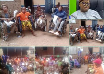 *Professor Sangodoyin Celebrates Easter with Persons with Disabilities Across Ibadan, Distributes Food Items*