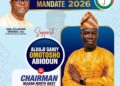 Ibadan NorthWest 2026: From Rahman To Ganiy, We All Are Favoured