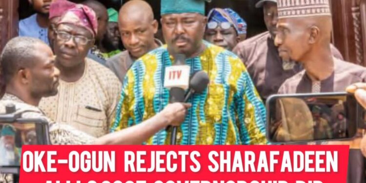Òkèògùn Rejects Sharafadeen Alli’s 2027 Governorship Bid