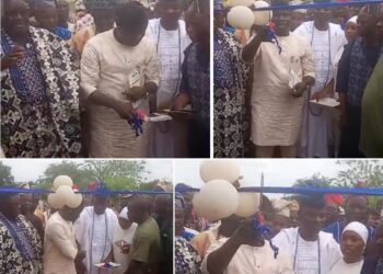“Lagelu Now One of Best Places to Grow Business” – Chairman Kamorudeen Declares at Plank Market Commissioning in Ile-Igbon