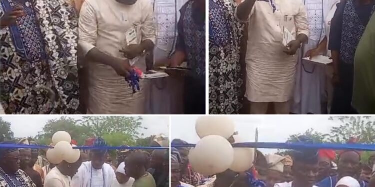 “Lagelu Now One of Best Places to Grow Business” – Chairman Kamorudeen Declares at Plank Market Commissioning in Ile-Igbon