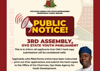 3rd Oyo Youth Parliament: Government Enforces Hardcopy Application Requirement