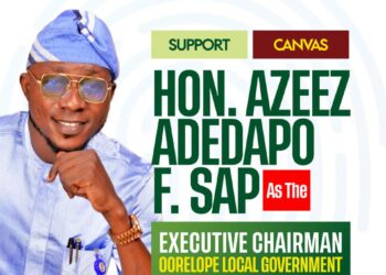 Hon. Azeez Adedapo F. Sap Declares Interest in Chairmanship Position for Oorelope Local Government Area