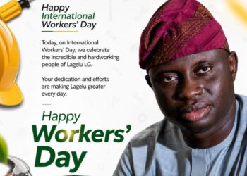 MAY DAY: LGSPB BOSS, HON AKEEM IGE FELICITATES WORKERS, SALUTES THEIR DEDICATION