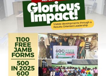ONA ARA LOCAL GOVERNMENT WEEKLY REFLECTION: Within Two Years, 1,100 Free JAMB Forms Distributed to Students