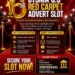 Business Advert Alert: OYSMA 6.0 Red Carpet Opens Slots for Brand Promotion