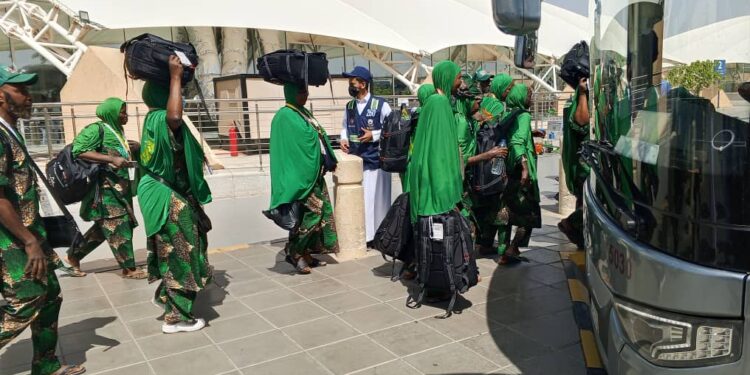 *315 Oyo First Batch Intending Pilgrims Arrive in Medina*