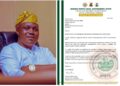 *IBARAPA NORTHWEST LCDA POLITICAL HEAD/ADMINISTRATOR, HON. BISI AKANDE RESIGNS FROM THE PEOPLE’S DEMOCRATIC PARTY (PDP)*