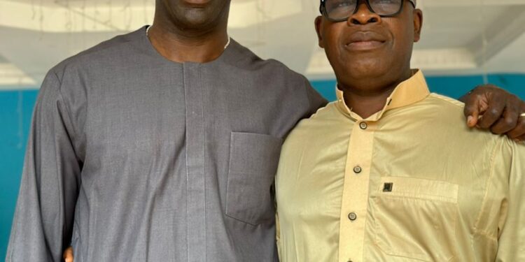 Just In: Makinde’s Gubernatorial Candidate, Adekanmbi Visits Jubril Dotun Sanusi