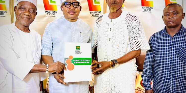2027: Oyo State of Our Dream To Be Realized — Adegoke Picks ADC Nomination Form