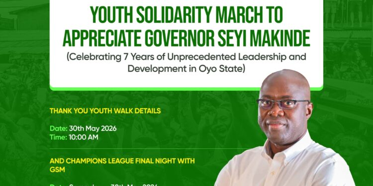 Oyo Youths Set for Solidarity Walk, Champions League Final Night with GSM