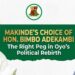 Makinde’s Choice of Hon. Bimbo Adekanmbi: The Right Peg in Oyo’s Political Rebirth