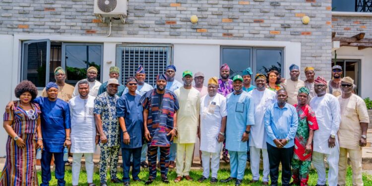 *Ogundoyin Leads Oyo Lawmakers to Endorse Bimbo Adekanmbi as APM Governorship Aspirant at Strategic Breakfast Meeting*