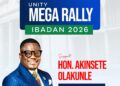 PDP/APM Mega Rally: Hon. Olakunle Akinsete Leads Massive Mobilization Ahead of The Historic Mapo Rally Tomorrow