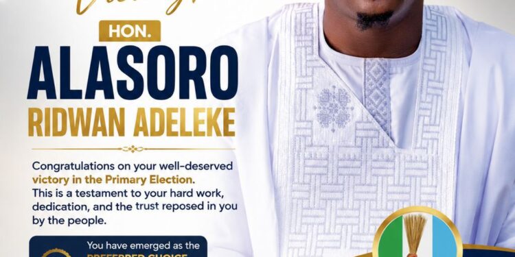 APC Ibadan Southwest Constituency I Primary: Alasoro Expresses Appreciation To Party Faithfuls For His Victory