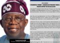 APC PRESIDENTIAL PRIMARY: JUBRIL DOTUN SANUSI CONGRATULATES TINUBU, CALLS FOR SUPPORT FOR RE-ELECTION