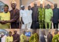 Oyo 2027: Bimbo Adekanmbi, APM Flagbearer and Busari Olayemi Lead Delegation on Courtesy Visit to PDP Chieftain Opatoki, Commend Display of Political Maturity