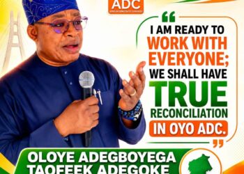 ADC Candidate Adegoke Calls for Unity and Reconciliation