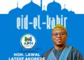 *Hon. Akorede Congratulates Muslims, Calls for Stronger Community Bond*
