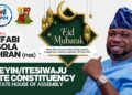 Eid al-Adha Amid Pain: Adefabi Urges Unity, Seeks Prayers for Abducted Oriire Victims