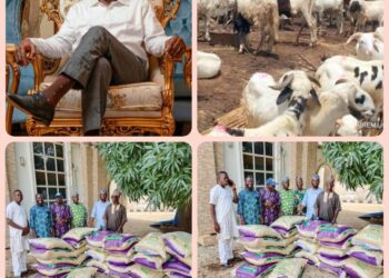 Sallah: Open Salawu Donates Cash, Food Items To Ogbomoso LGAs, Distributes Rams Across Oyo