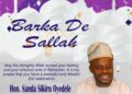 Eid-el-Adha: Egbeda LG Chairman, Sanda, Urges Peace, Prays for Orire Attack Victims