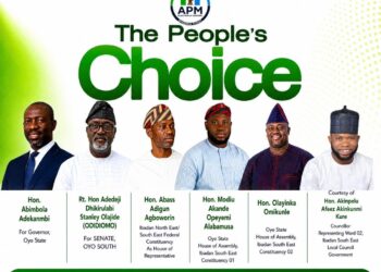 KURE CONGRATULATES ADEKANMBI, ODIDIOMO, AGBOWORIN, ALABAMUSA AND OMIKUNLE ON THEIR EMERGENCE AS OUR PARTY CANDIDATES — APM