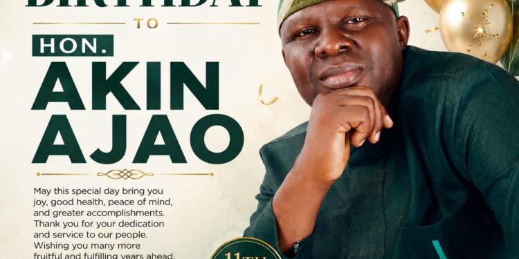 Oyo Commissioner, Hon. AbdulMajeed Olawale Jagaban Mogbonjubola Celebrates Hon. Akin Ajao on His Birthday