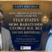 HON. ABIODUN ADEKUNLE ISHOLA BARUWA FELICITATES HON. BABATUNDE GEORGE IGE, BGI ON HIS BIRTHDAY