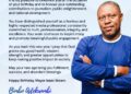 Adekanmbi Congratulates Fearless Mayor Isaac Brown on Birthday, Describes Him as a Mentor to Young Professionals