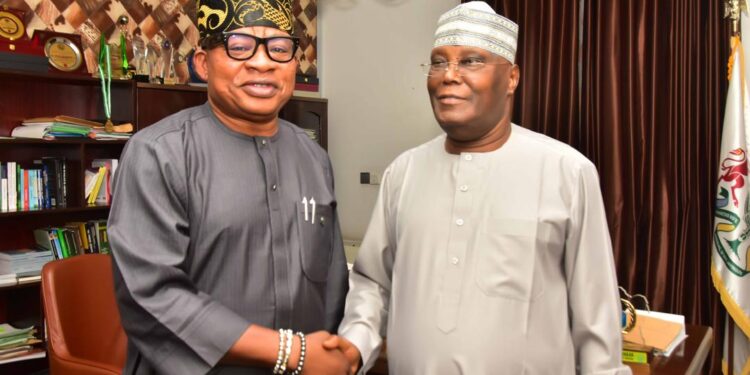 ADC Gubernatorial Candidate Adegoke Pays Courtesy Visit to Atiku, Declares Oyo ‘Atikulated’ Ahead of 2027 Elections