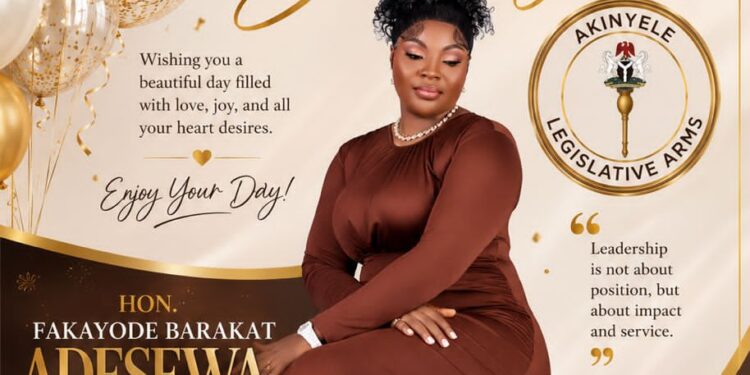 Akinyele LG Councillors Celebrate Hon. Fakayode Adesewa Barakat on Her Birthday, Recognizing Her Remarkable Leadership and Development Efforts