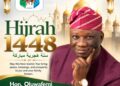 Hijrah 1448AH: Engr. Kolawole Sheu Adedeji (KSA) Felicitates Muslims, Prays for Peace and Prosperity