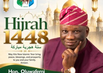 Hijrah 1448AH: Engr. Kolawole Sheu Adedeji (KSA) Felicitates Muslims, Prays for Peace and Prosperity