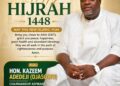 *Hijrah 1448: IBSE Chairmanship Aspirant Hon. Adedeji Kazeem Ojasowo Celebrates Muslim Ummah*
