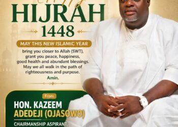 *Hijrah 1448: IBSE Chairmanship Aspirant Hon. Adedeji Kazeem Ojasowo Celebrates Muslim Ummah*