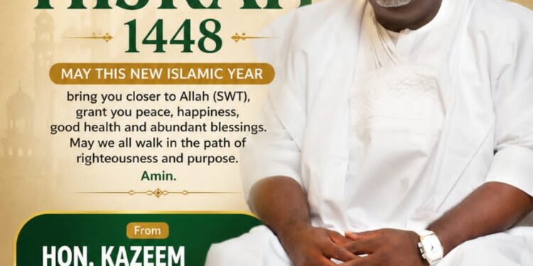 *Hijrah 1448: IBSE Chairmanship Aspirant Hon. Adedeji Kazeem Ojasowo Celebrates Muslim Ummah*