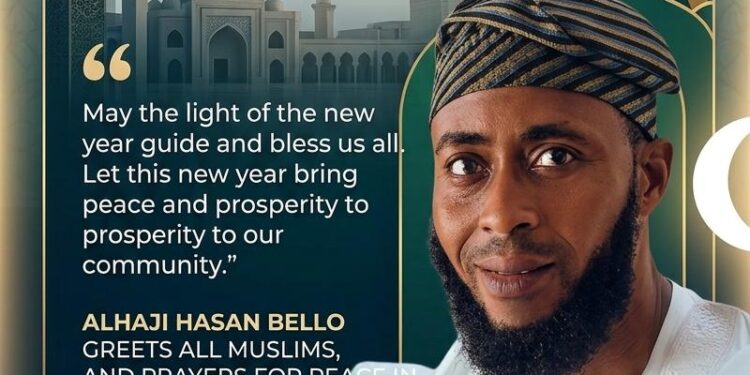 Alhaji Hasan Bello Greets Muslims on Hijrah 1448 AH, Prays for Peace in Ibadan South West