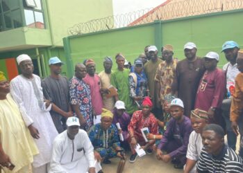 Oyo APM Governorship Candidate, Adekanmbi, Deputy Attend Swearing-in of 33 LG Party Chairmen